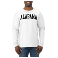 thumbnail image 2 of Wild Bobby State of Alabama College Style Men Long Sleeve Shirt, 2 of 6