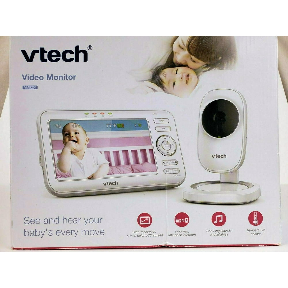 VTech 5" Digital Video Baby Monitor - VM5251 - Walmart.com - Walmart.com