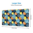 thumbnail image 2 of Naloa Sunflowers Gaming Mouse Pad Large Mouse Mat Long Extended Desk Pad Non-Slip Rubber Mice Pads Stitched Edges Thin Pad (16x29.5 Inch), 2 of 8