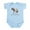 Sky Blue, variant on CafePress - Too Cute Pony Infant Bodysuit - Baby Light Bodysuit, Size Newborn - 24 Months