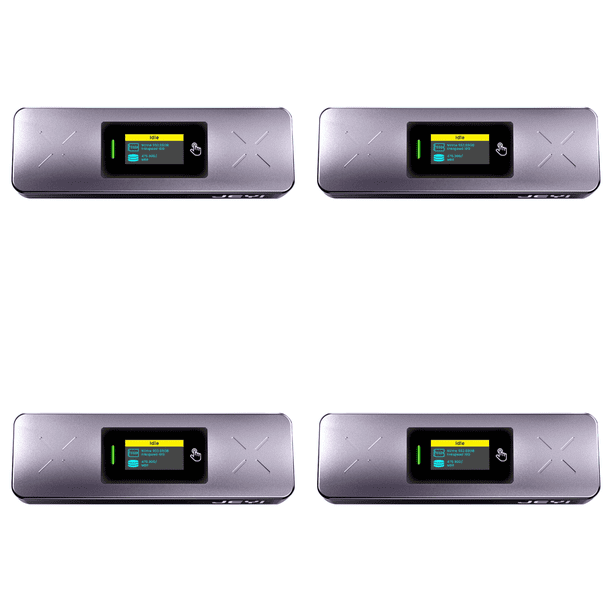 Likrtyny Caja Disco Duro Externo M.2 NVMe/SATA Con Pantalla OLED para Tabletas