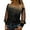 Black, variant on IROINNID Savings Ladies Long Sleeve T Shirts Pullover Mesh Splicing Rounder Neck Tops,Blue