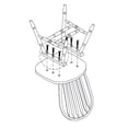 thumbnail image 5 of Selections Arrowback Windsor Dining Side Chair in Light Oak Solid Wood Set of 2, 5 of 7