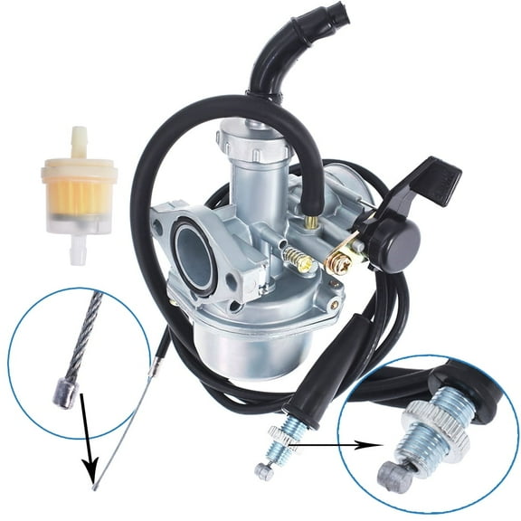 PZ22 Carburetor 48mm 1.89in with Throttle Cable for Honda CRF70 XR70 XR70R