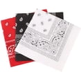 thumbnail image 1 of 3 Piezas Bandana Bufanda para el Cabello, 54 x 54 cm Banda para el Cabello Diadema Pañuelo Bufanda Diadema Bandana Pañuelo en la Cabeza Pañuelo Colorido para Hombres Mujeres Regalo ER, 1 of 5