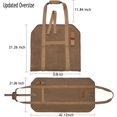 thumbnail image 4 of Bolsa para leña, portador de troncos, lona encerada, bolsa de leña grande resistente, bolsa de almacenamiento de accesorios para estufa de hoguera de alta resistencia esquí esquí Gafas de esquí, 4 of 4