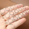 thumbnail image 2 of 20G 18G 16G Titanium Nose Ring Hoop, Cartilage Hoop Earrings for Women Men Silver Gold Nose Ring Septum Ring Tragus Conch Helix Daith Lip Piercing Jewelry 6mm/7mm/8mm/9mm/10mm (Gold-20g, 7mm), 2 of 9