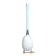 thumbnail image 1 of Soporte de cepillo de baño Lindo Silicone Scrubber con mango largo Soporte de secado rápido Cepillos flexibles Accesorios de limpieza de baño Azul seitruly HA059138-03, 1 of 7