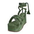 thumbnail image 3 of WILLBEST Sandalias Para Playa, Sandalias De Cuña Con Punta Abierta Y Tacón Alto Transpirables Para Mujer, Sandalias De Verano Con Tiras Y Tacón, Zapatillas De Moda Para Primavera Y Verano Para Mujer., 3 of 5