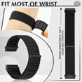 thumbnail image 2 of KBYKO 3 Pack Nylon Bands Compatible with Versa 4/Versa 3/Sense 2/Sense Bands, Soft Adjustable Breathable Strap Replacement Wristband for Women Men, 2 of 7