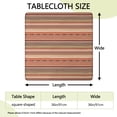 thumbnail image 2 of Elastic Bohemian Square Table Cover 36x36 Inch, Fitted Design for Card Tables, Wrinkle Resistant Fabric for Outdoor Use, 2 of 6