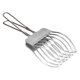 thumbnail image 3 of Cortadora de acero inoxidable, pinzas para cortar carne asada, utensilio de cocina para servir alimentos y cortar frutas, 3 of 7