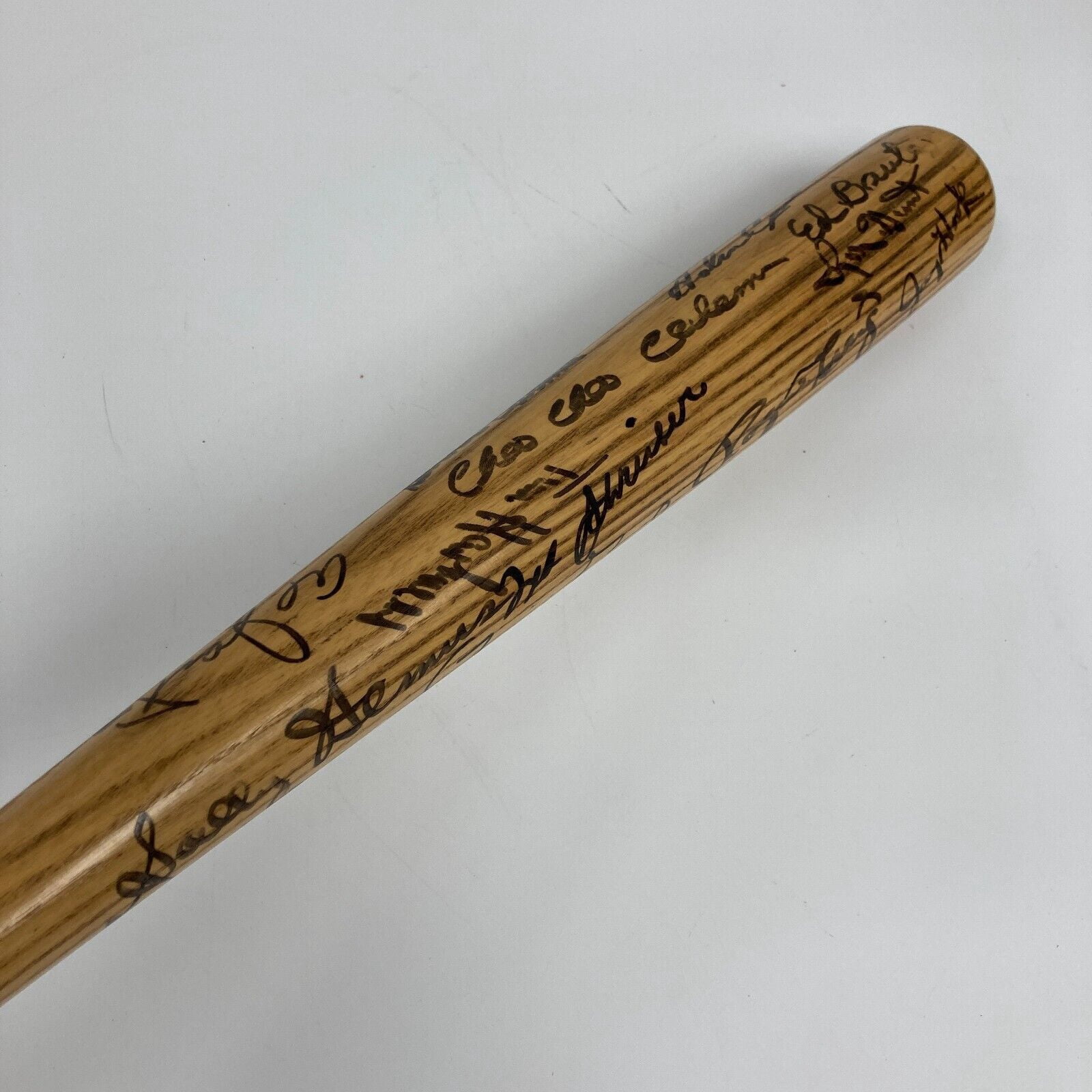 1963 New York Mets Team Signed Game Issued Baseball Bat 20+ Sigs JSA COA