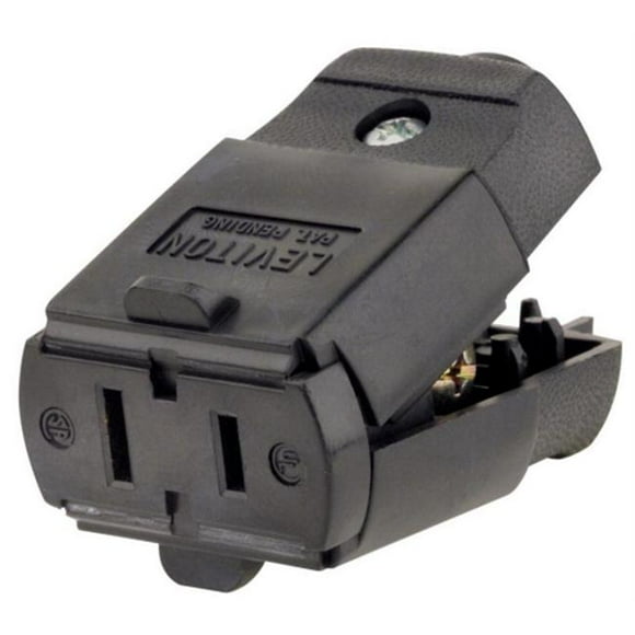 Leviton Black 15 Amp Connector 017-00102-0EP Pack of 10