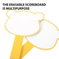 thumbnail image 3 of TABLETREANDS 2Ud Pizarra Borrable Unilateral Con Mango Ergonómico En PVC Amarillo, 3 of 8