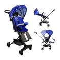 thumbnail image 1 of Carriola para Bebé de Viaje The Baby Shop  con Asiento Giratorio 360, Plegable, Reclinable Azul, 1 of 7