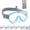Blue, variant on Vvinca Kids Swim Goggles with Nose Cover and Elastic Fabric Strap for Ages 3-14