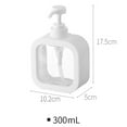 thumbnail image 2 of Sufanic Clear Dispenser Bottle Bathroom Hand Soap Dispenser Bottle, 2 of 3