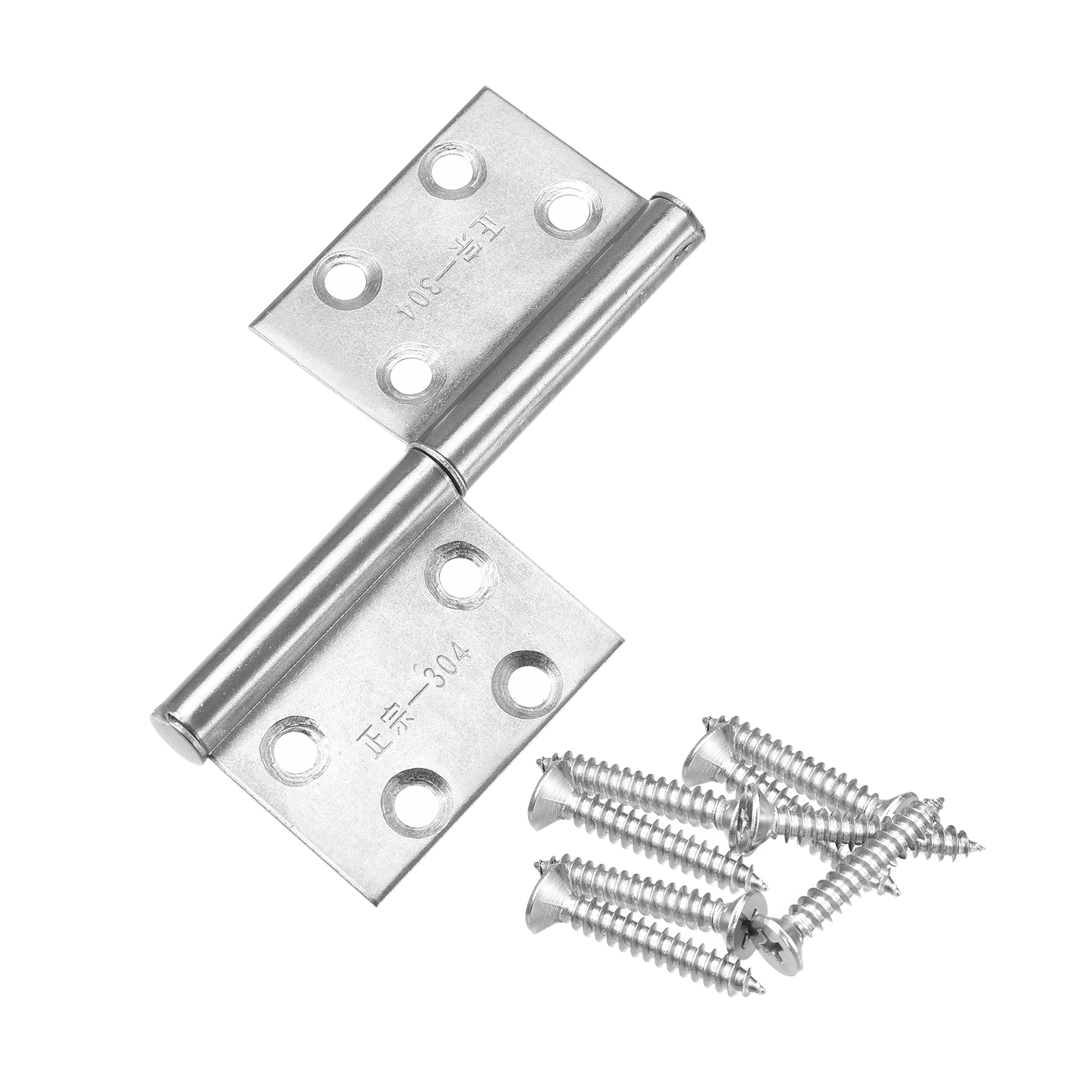 Uxcell Lift Off Hinges, 4" 304 Stainless Steel Right Detachable Flag