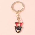 thumbnail image 1 of Llaveros de Papá Noel para mujer y hombre, llaveros esmaltados con corona de árbol de navidad, regalos para Festival, bolso, colgantes, 1 of 4