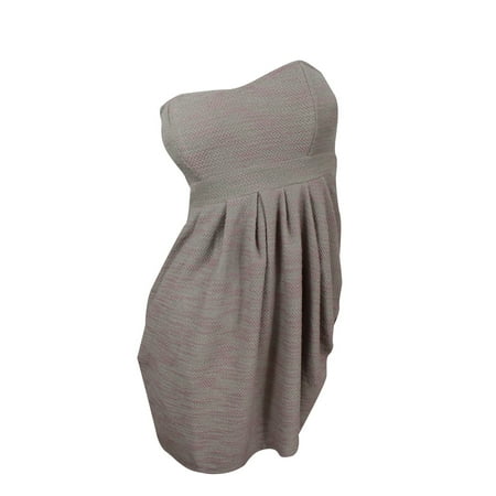 Free People Women's Champagne Marled Strapless Dress