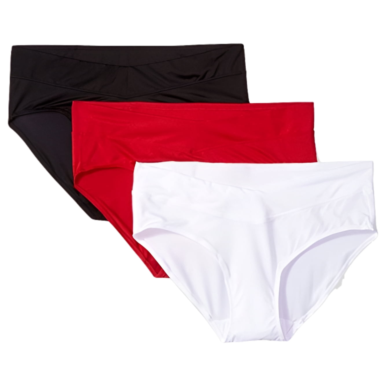 Blissful Benefits by Warner's Women's No Muffin Top Hipster Panties 3-Pack, style RU3383W