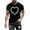 Black, variant on IROINNID Men'S T-Shirts Big and Tall T Shirts for Men, Lightweight Thin Basic Round Neck Casual Letter Print for Men