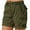 A-Army Green724, variant on XIAOCHA Womens Multi Pocket Cargo Cargo Shorts Loose Fit Short Drawstring Waist Utility Shorts Breathable Rugged Outdoor Work Shorts