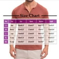 thumbnail image 6 of Lmnyox Summer Shirt for Men Classic Fashion Short Sleeve V Neck Button T Shirt Solid Color Basic Tee Shirt, 6 of 6