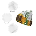 thumbnail image 3 of Kdxio Sunflowers (2) Winter Beanie for Men Women Beanie Knit Hat Cuffed Cap Beanie Knit Chunky Snow Cap, 3 of 6