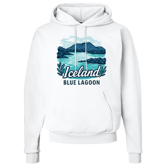 Inktastic Iceland Blue Lagoon Adult Hoodie Sweatshirt