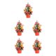 thumbnail image 3 of Kearding Pino de Navidad de 20cm, paisaje de escritorio Artificial, decoración de Navidad, artesanía de PVC, fiesta, hogar, Hotel, centro Type2 NO2, 3 of 3