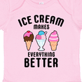 thumbnail image 4 of Inktastic Ice Cream Makes Everything Better Boys or Girls Baby Bodysuit, 4 of 5