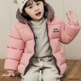 thumbnail image 3 of Cethrio Girls Winter Coats Size 7-8T, Long Sleeve Full Zip Fleece Lining Warm Winter Jackets with Hood Pink, 3 of 7