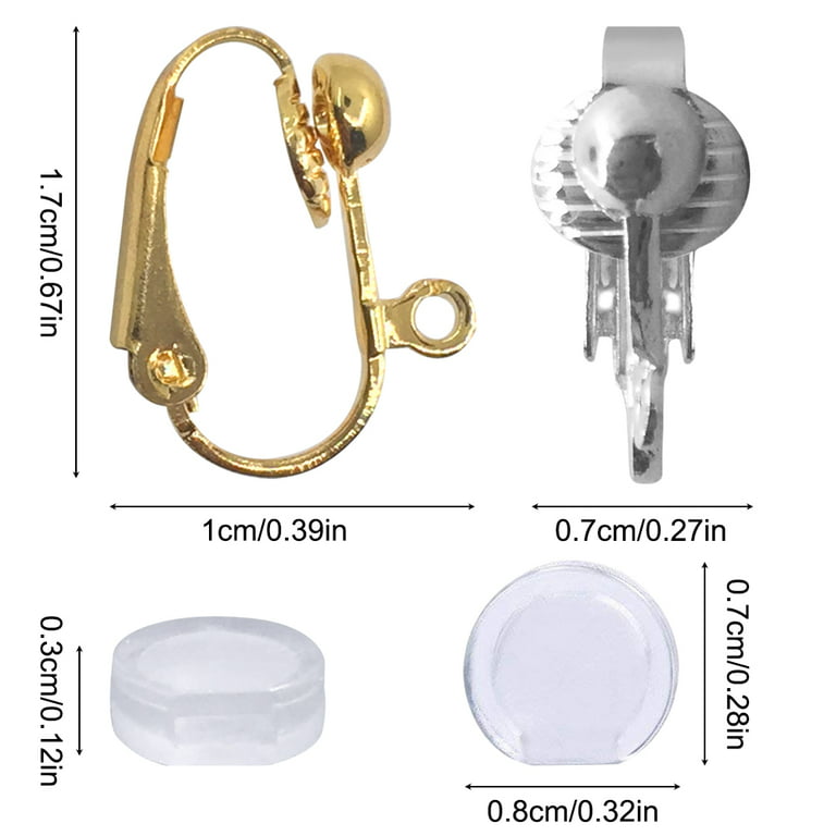  Pierced Earring Converter 6 Pair: Earring Jackets: Clothing,  Shoes & Jewelry