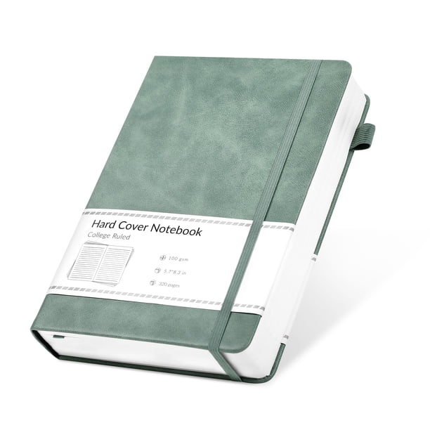 Cuaderno CAGIE A5 de 320 páginas, 100 g/m², tapa dura verde