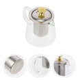 thumbnail image 3 of LEEYNEER Clear Glass Tea Pot With Spout Glass Tea Kettle Home Heat-resistant Teapot, 3 of 8