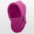 thumbnail image 2 of Baberdicy Ski Mask Face Mask Winter  Outdoor Riding Windproof Fleece Hood Mask Thick Warm Snow Cap Mask Eye Mask Hot Pink, 2 of 5