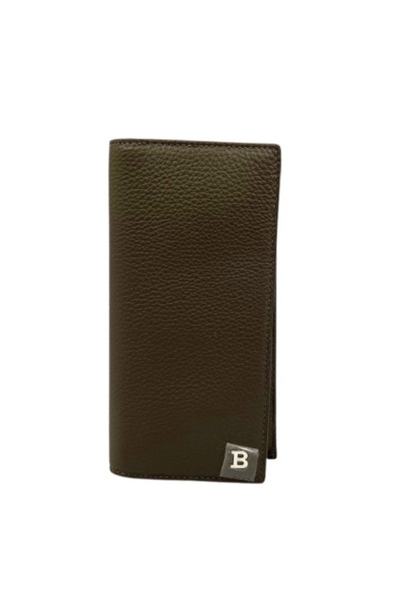 Pre-Owned BALLY long wallet, beige