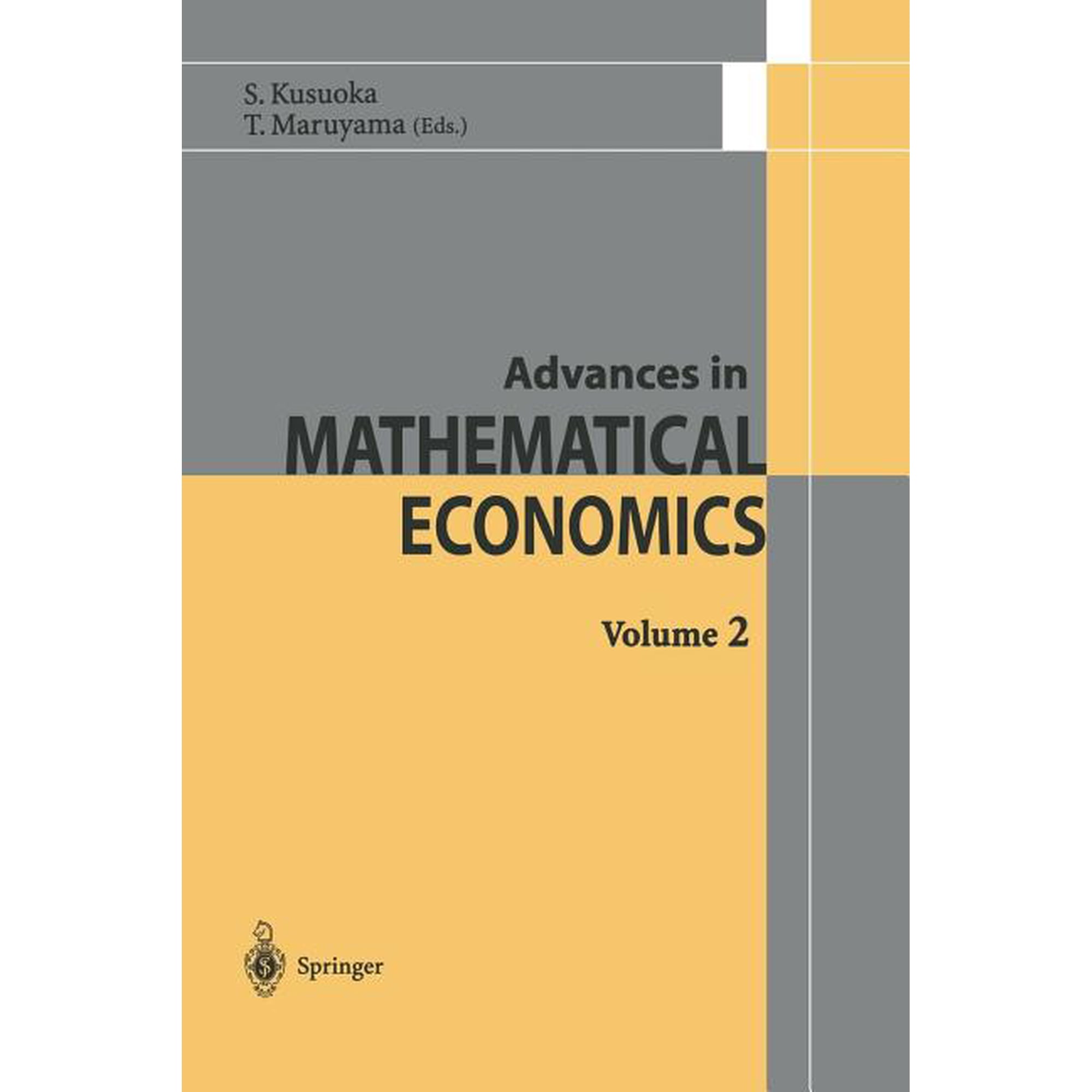 Advances in Mathematical Economics Advances in Mathematical Economics, Book 2, (Paperback)
