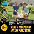 thumbnail image 3 of BIONIC STEEL 100 Ft Metal Garden Hose with Sprayer Nozzle, Non Kinking Designed Stainless Steel Heavy Duty Water Hose 100 Ft x 5/8 in. Flexible NON Expandable for Uninterrupted Water Flow, 500 PSI, 3 of 11