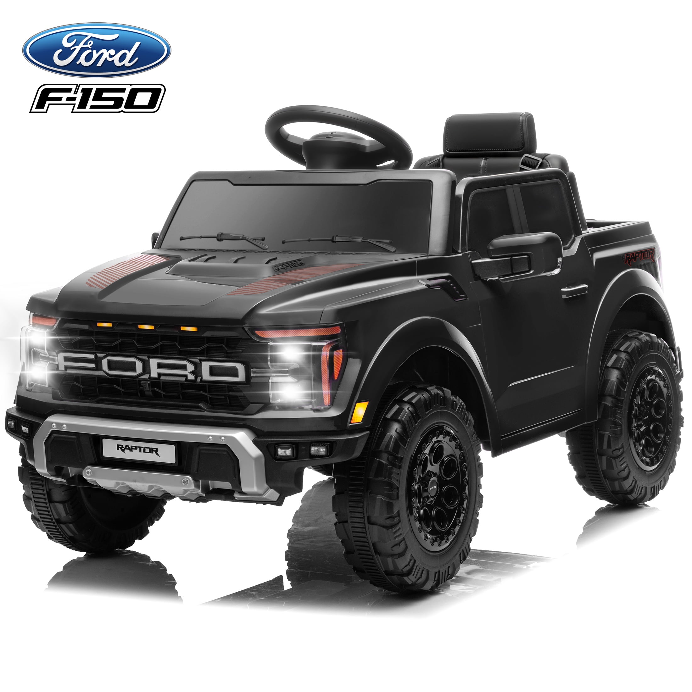 Ford Ride on Cars, 12V Ford F150 Raptor Powered Ride on Toys