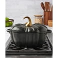 thumbnail image 3 of Enameled Cast Iron 4-Quart Pumpkin Dutch Oven, 3 of 5