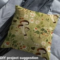 thumbnail image 2 of Castle Fairy Teens Kawaii Mushroom Fabric by the Yard 3 Yards,Tree Leaves Sewing Fabric,Floral Daisy Fabric for Sewing,Ultra Soft Home Decor, 2 of 6