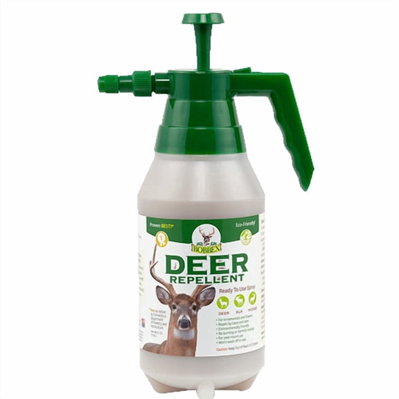 Bobbex Ready to Use EZ Pump Outdoor Garden Deer Repellent Spray, 48 oz.
