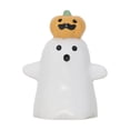 thumbnail image 2 of FufuCrick Halloween Decor, Ghost Pumpkin Figurine, Tabletop Ornament, Resin Ghost Character Accessory for Indoor Fall Seasonal Halloween Decorations, White, 2 of 9