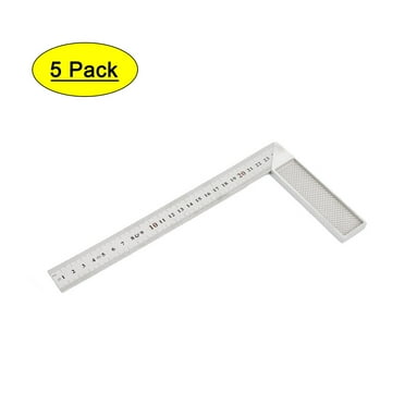 uxcell metric woodwork 2 side 90 degree angle 0 30cm 0 20cm scale square ruler walmart com