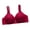 Red, variant on Homenesgenics Wireless Bras for Women Woman's Fashion Bowknot Printing Comfortable Hollow Out Bra underwear No Rims