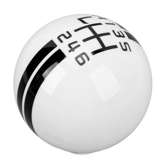 Gear Shift Knob Round Ball Shifter Knobs for Sports Cars and Performance Vehicles with 3 Universal Adapters 6 Speed Racing GT500 Style