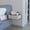 Light Gray, variant on Floating nightstand with spacious storage / Keep bedroom organized